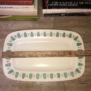 Metlox Navajo Poppytrail Vintage Platter Salt and Pepper Shakers and Butter Dish